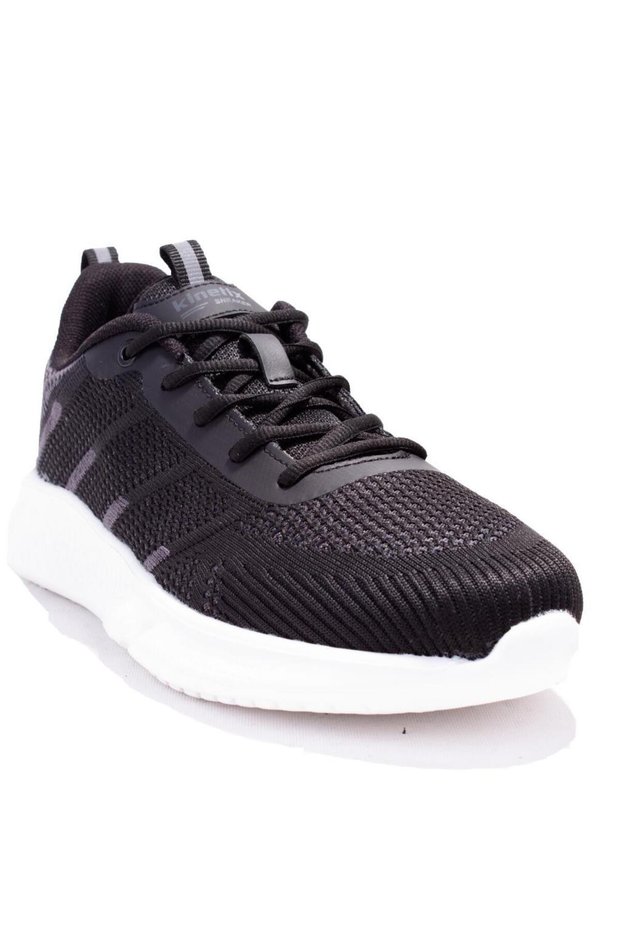 Lister Black and White Orthopedic Daily Men's Sports Shoes