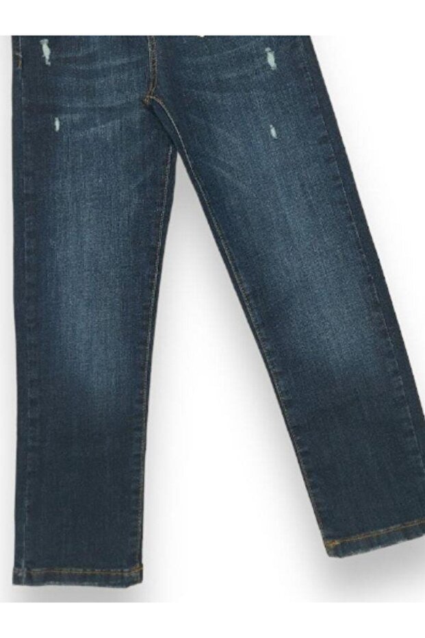 Udobne, tanke, poderane farmerke za dečake E Elastično - 6