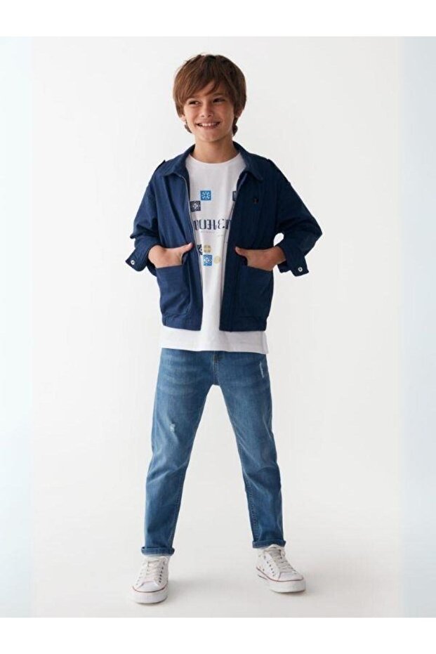 Children's Stretchy Thin Fabric Jeans