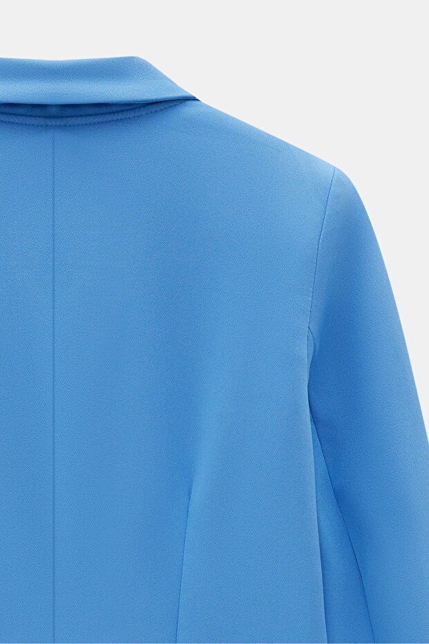 سترة عمل بأزرار نيلي - 4