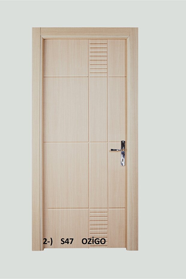 MDF üzeri PVC Membran Kaplama KAPI, S47 Ozigo (205X76X11) Banyo WC - 3