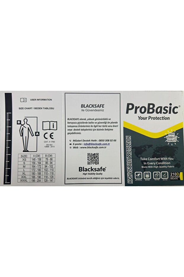 ProBasic Hi-Vis Reflektörlü Kaban - 4