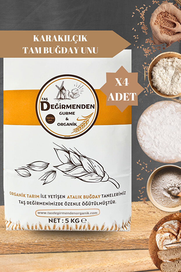 Atalık Sarı (Durum) Tam Buğday Unu - 20 Kilo - 1
