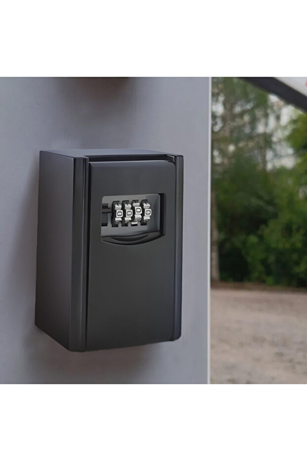 Key Safe with 4-Digit Combination, Black - 7