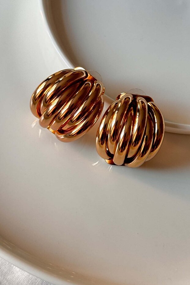 Çelik Multiple Armed Küpe - 3