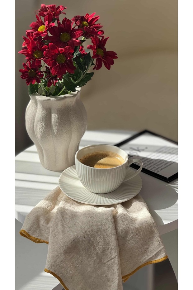 Stoneware Dokulu Vazo - 2