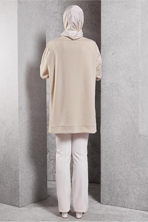 45114 Model Patterned Tracksuit Tunic - 3