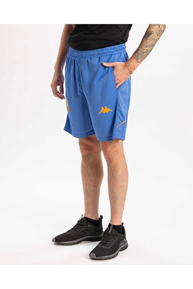 Training Short Poly (With Pockets) Erkek Mavi Şort - 1