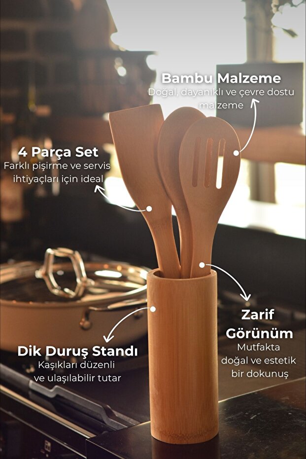 Ravioli Fix Kaşık Seti 4 Parça - 1