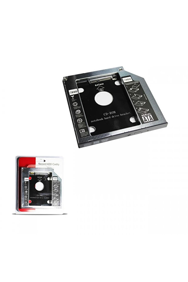 صندوق القرص الصلب للكمبيوتر المحمول SSD DVD مقاس 12.7 ملم