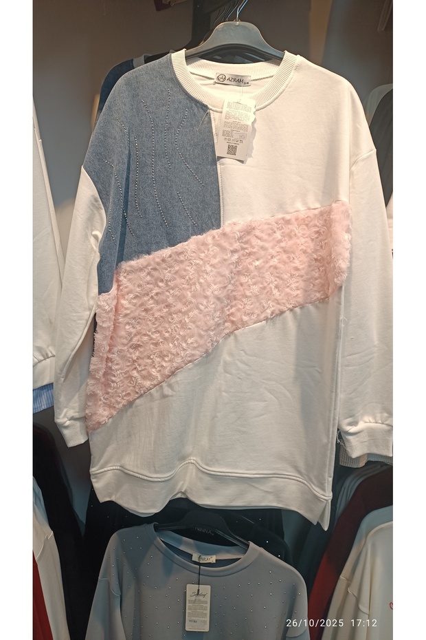 Peluş detaylı tunik - 2