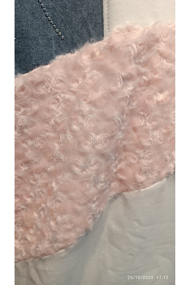 Peluş detaylı tunik - 3