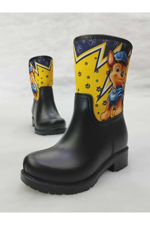 Chase Paw Patrol Printed Waterproof Kindergarten Kids Rain Boots