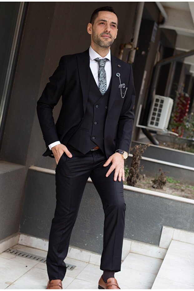 Κοστούμι David Μαύρο - 2