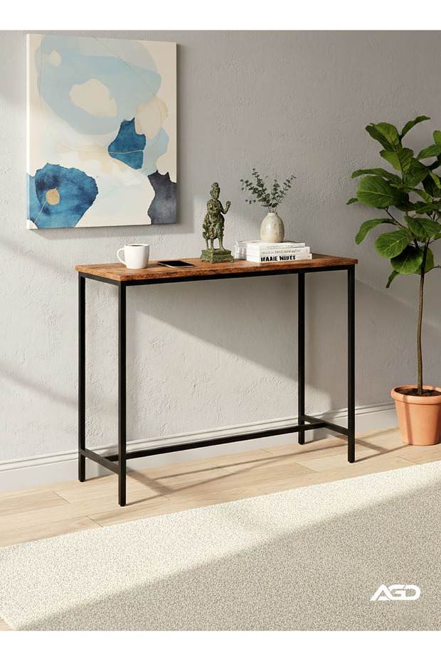 طاولة وحدة التحكم طاولة أريكة بسيطة طاولة عرض زاوية القهوة المنزلية طاولة المدخل - 2