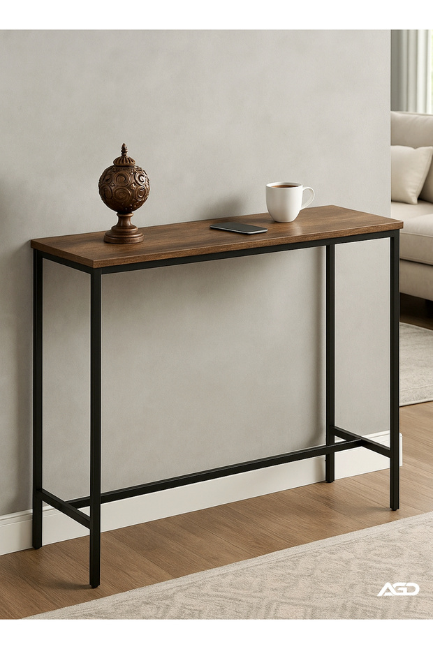 طاولة وحدة التحكم طاولة أريكة بسيطة طاولة عرض زاوية القهوة المنزلية طاولة المدخل - 1