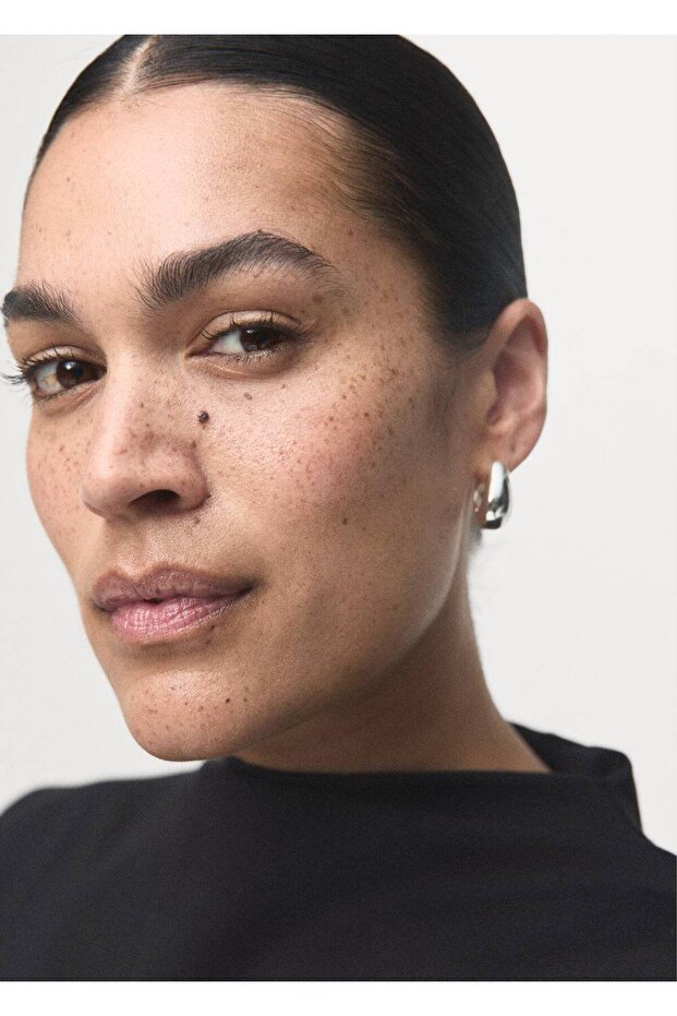 Büzgülü perkins yaka bluz - 6