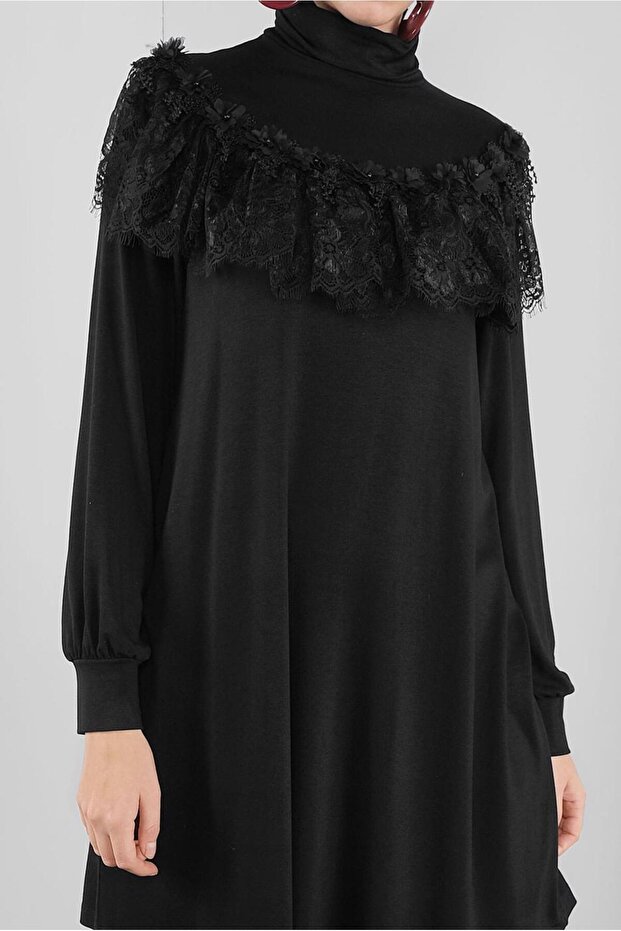 FIRFIRLI DANTELLİ TUNİK 41213 - 4