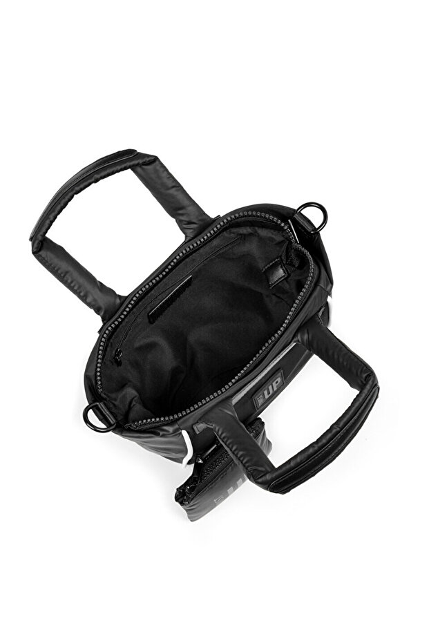 KONTRAST BİYELİ ÇİFT PARÇA ÇANTA - 3