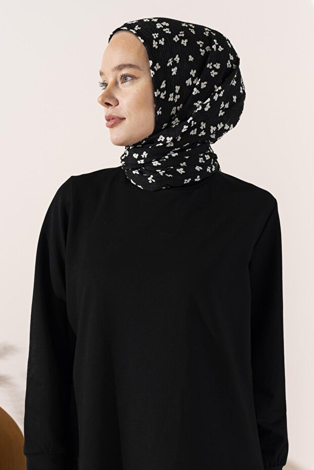 Women's Flower Patterned Non-Wrinkle Wrap 190*80 Cm