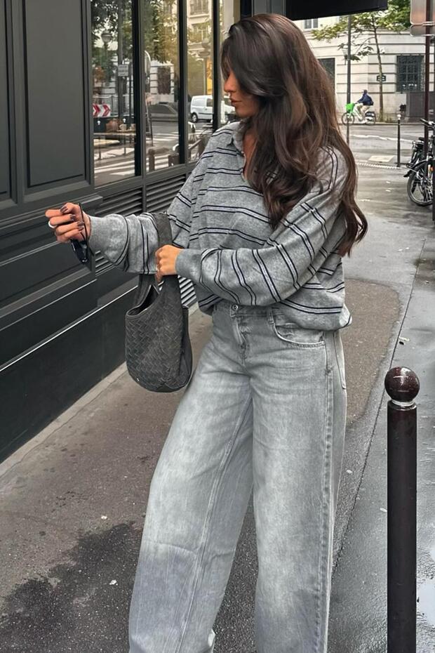 Geniş paça jean - 5