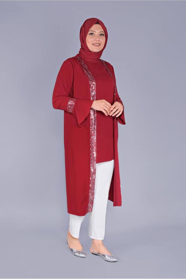 PULLU İSPANYOL KOL İKİLİ TUNİK 40881 - 2