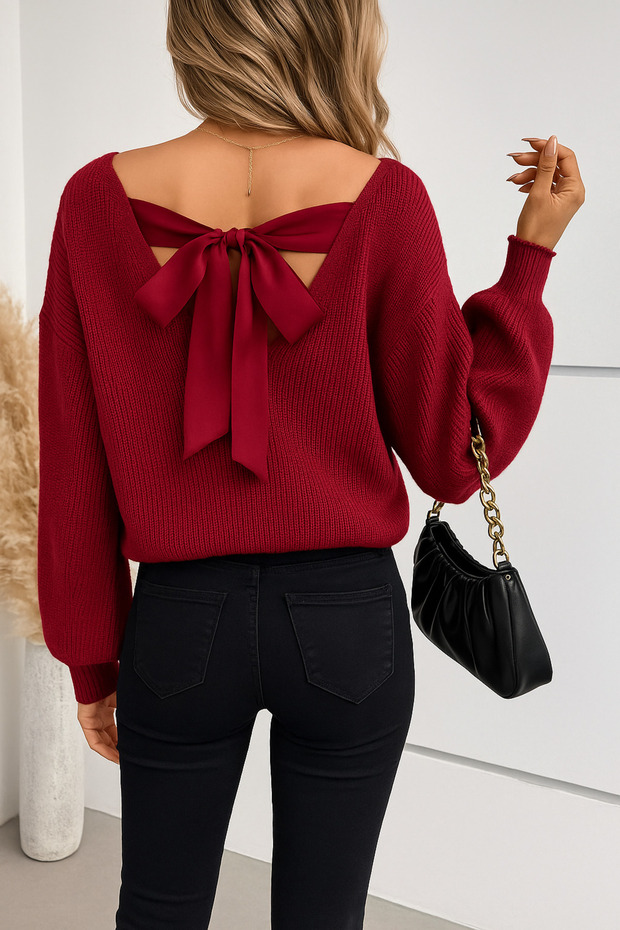 KURDELELİ TRİKO KAZAK - 1