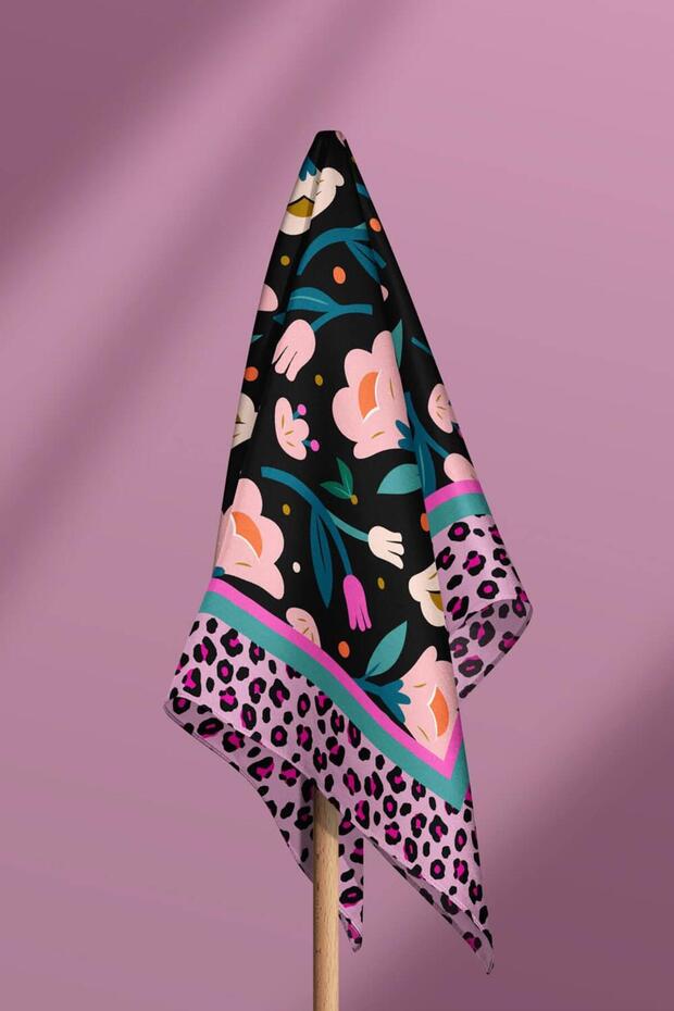 FLORAL BANDANA - 6