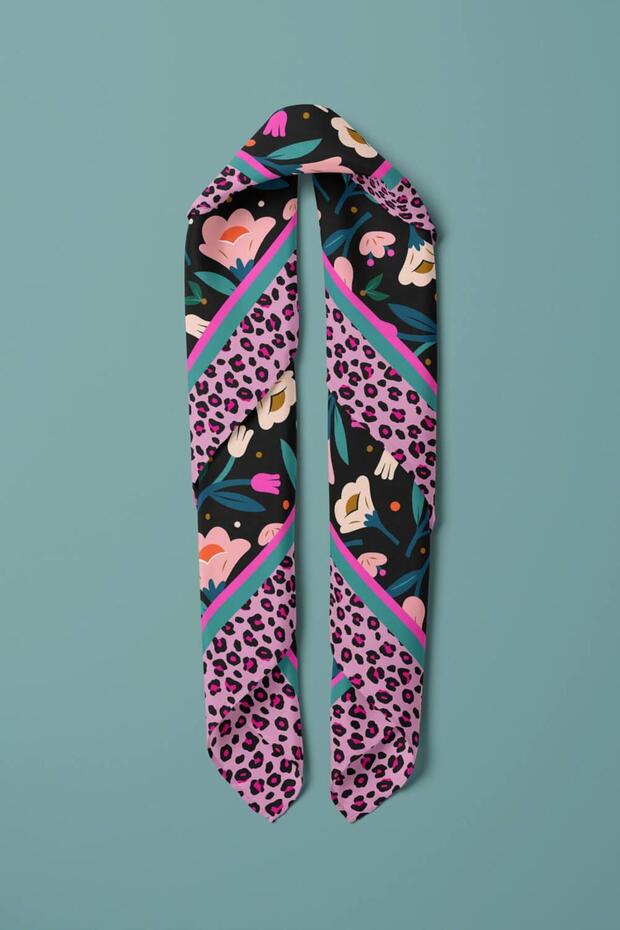 FLORAL BANDANA - 3