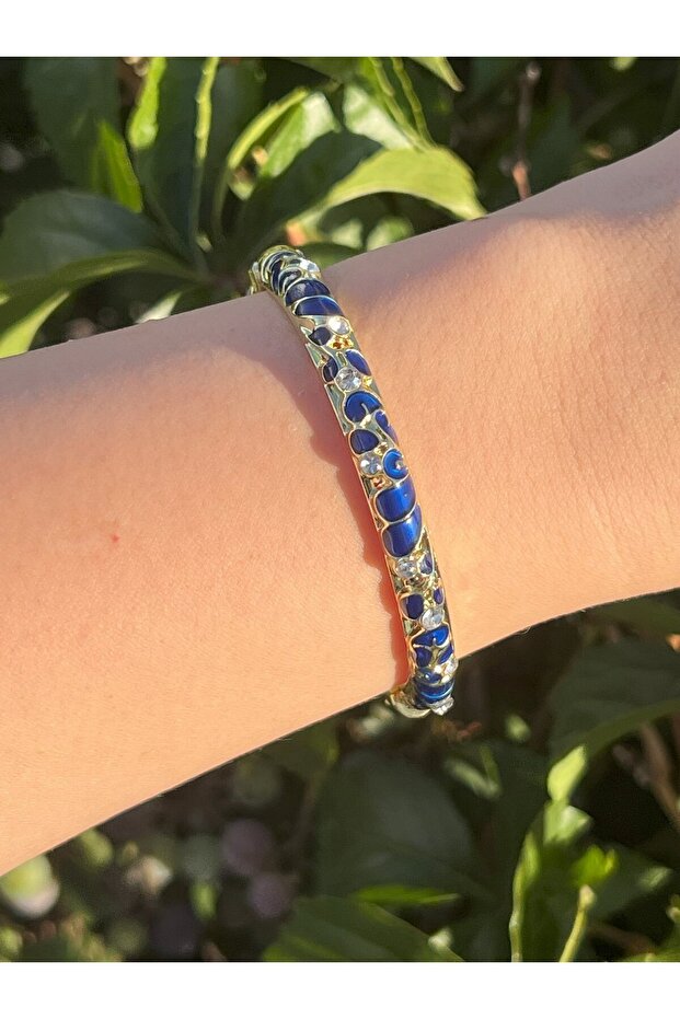 مشبك معدني - أزرق - 1