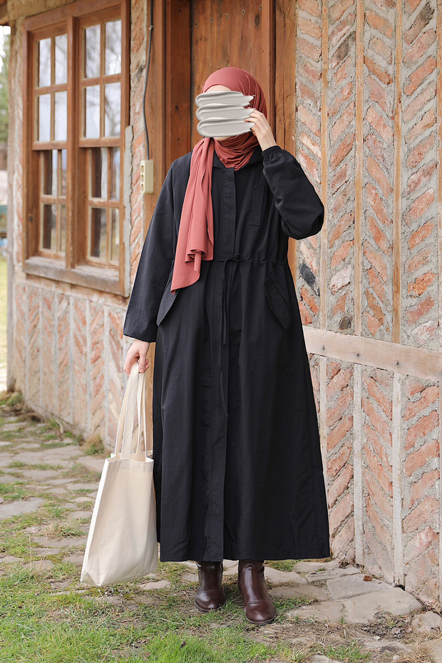 Yağmurluk - Siyah - 1