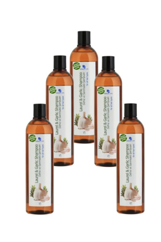 Defne Ve Sarımsaklı Şampuan 700ml 5 Adet - 1