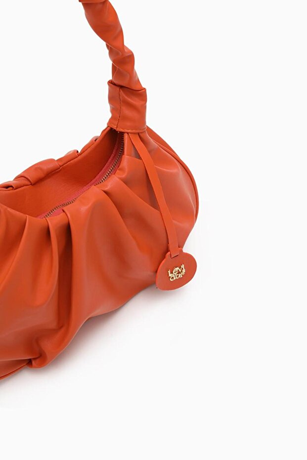 حقيبة كتف برباط برتقالية - 2