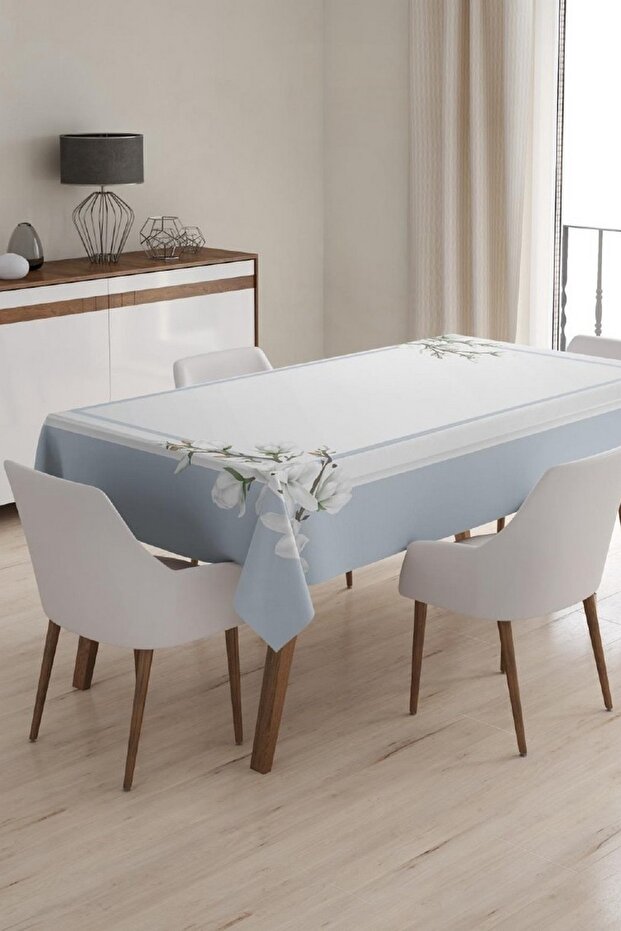 Masa Örtüsü, Dijital Baskılı Tek Masa Örtüsü, Desenli Leke Tutmaz Tek Masa Örtüsü - 2