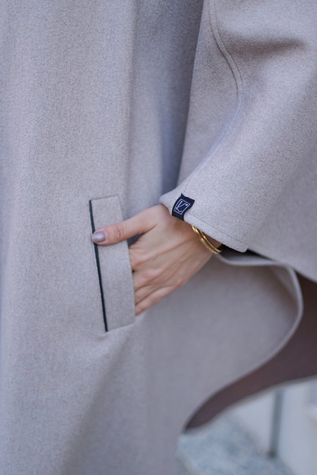 Melton Winter Melton Poncho