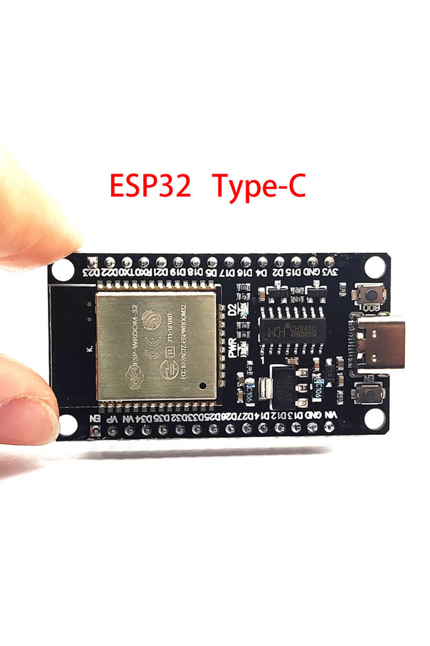 ESP32 Wifi ve Bluetooth Modül Geliştirme Kartı ESP32-WROOM-32 32 Bit 240Mhz 4 MByte Flash CH341 Usb - 1