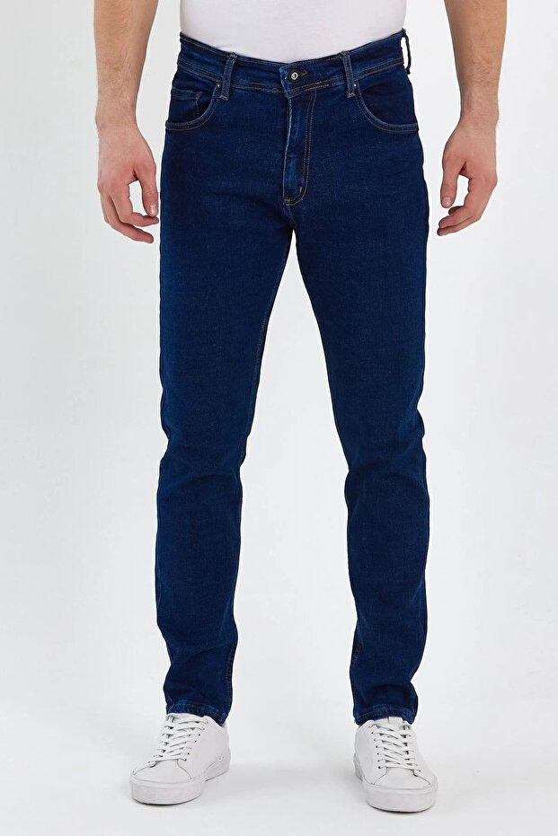 Men's Jeansvibe Slim Fit Stretchy Dark Blue Classic Jeans