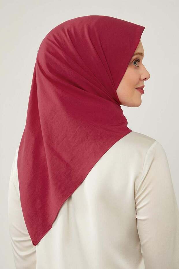 Fuchsia Cotton Cazz Square Scarf - 1