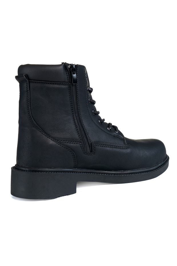 Erkek Siyah Yüksek Tabanlı Bot - 3