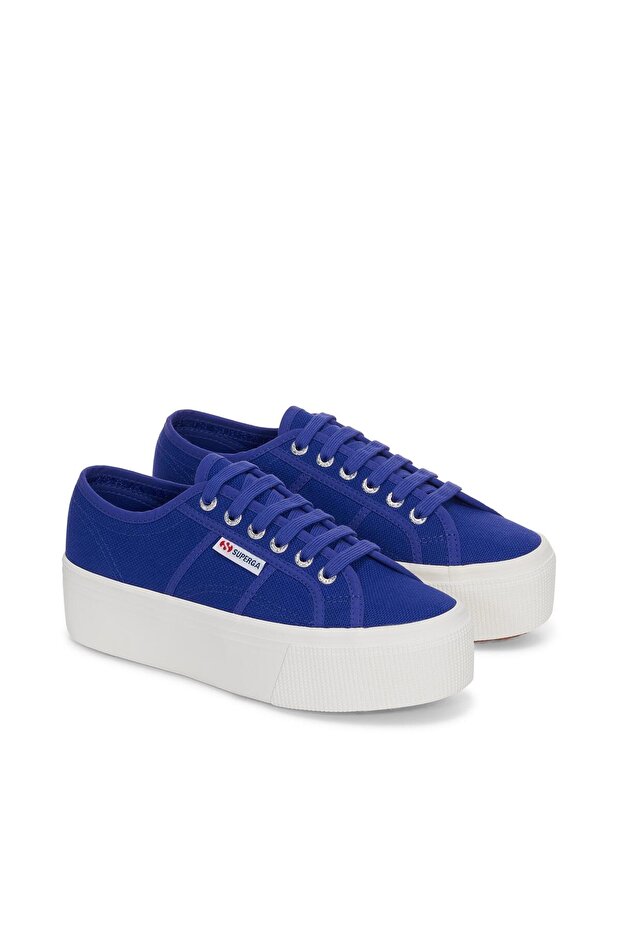2790 Platform Kadın Mavi Platform Sneaker - 2