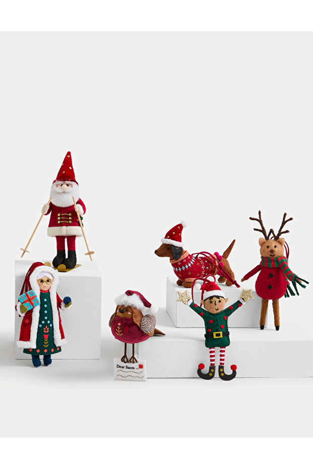 Keçe Elf Yılbaşı Süsü - 2