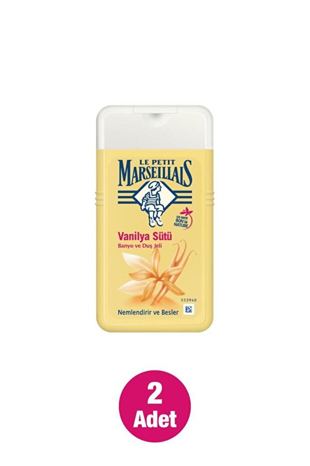 Duş Jeli Vanilya Sütü 250 ml x2 - 2