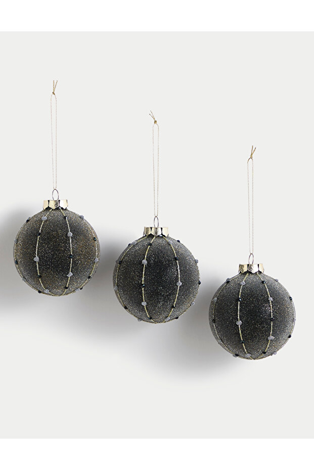 3'lü Cam Yılbaşı Süsü - 4