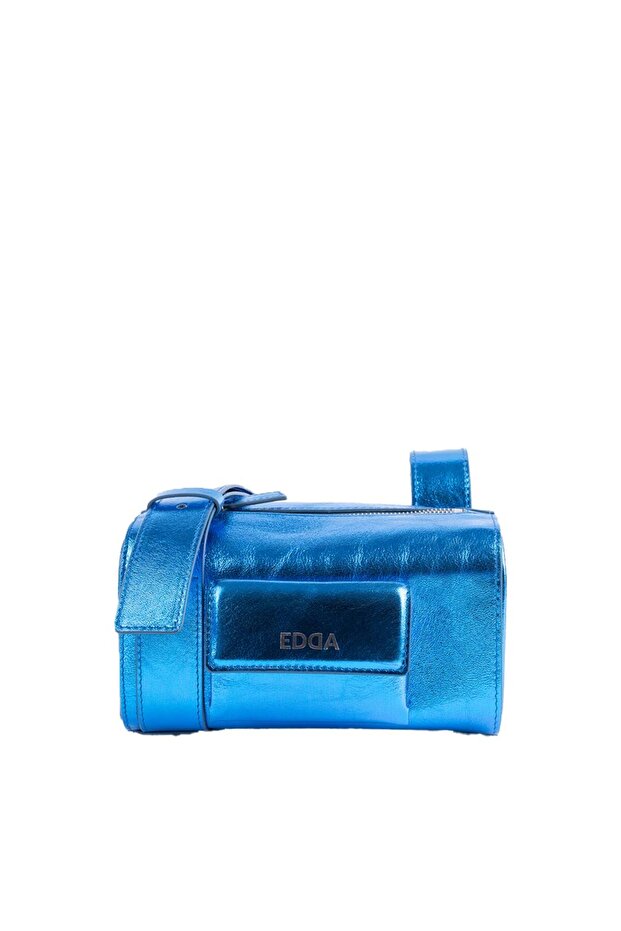 Mavi Deri Çanta - Electro Azure Mini - 1
