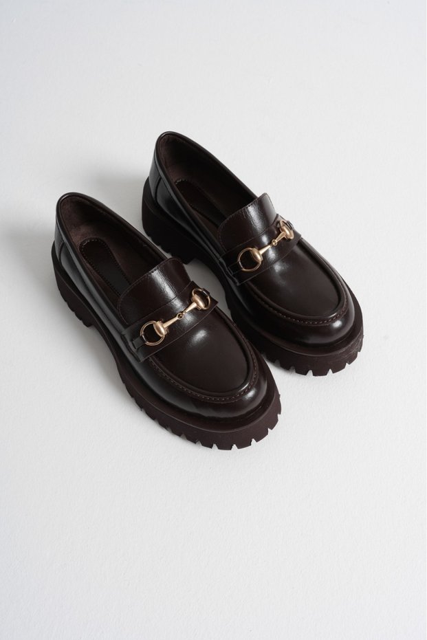 Loafer Aci Brown Nubuuk Special Design Tied Comfortable Fashion