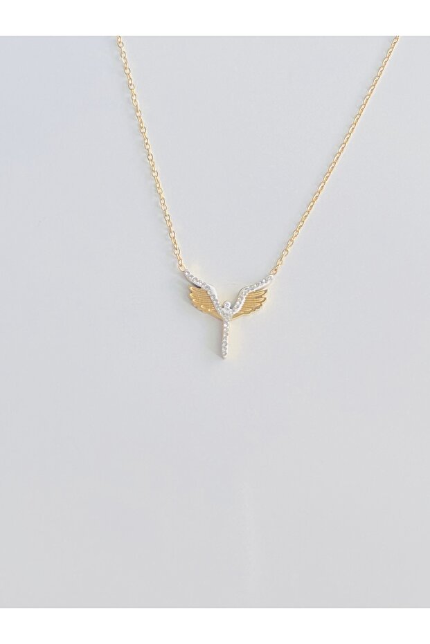 Steel Necklace Phoenix Bird