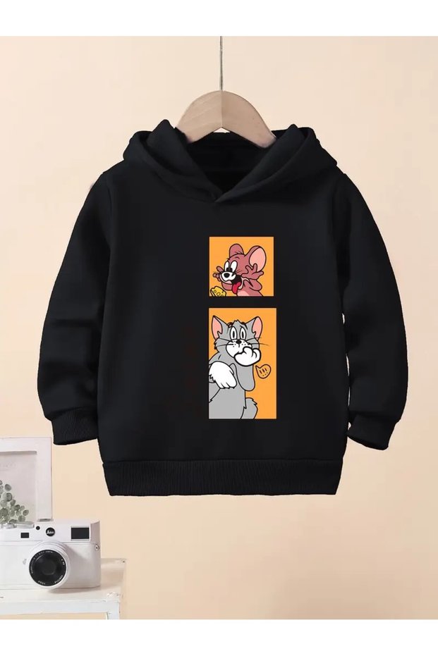 Tom and Jerry Hooded Sweatshirt