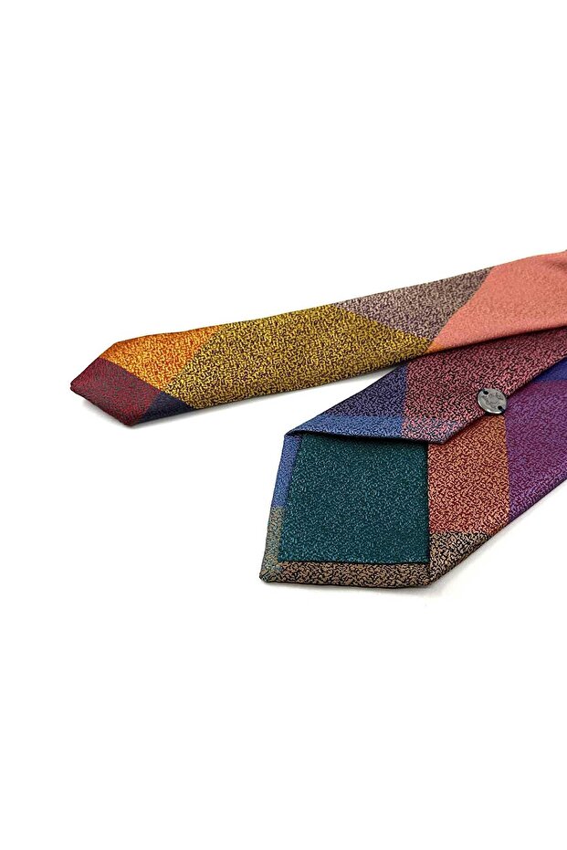ربطة عنق متعددة الألوان بنمط الرمال KK13215 - 2