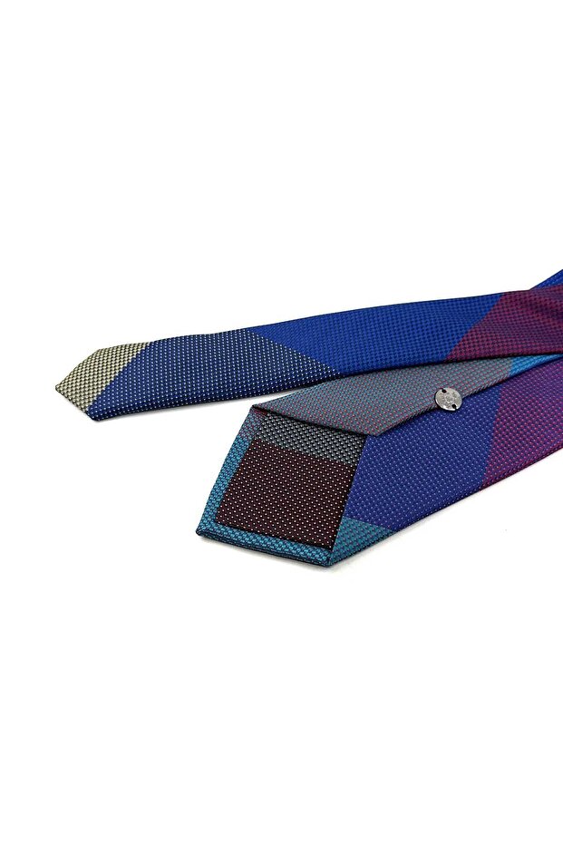 ربطة عنق متعددة الألوان بنمط نقطي KK13251 - 2