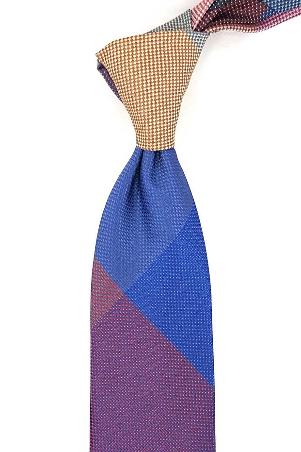 ربطة عنق متعددة الألوان بنمط نقطي KK13251 - 1